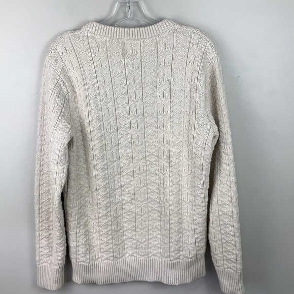 J. Crew Men's Cotton Anchor Crewneck Sweater NEW! - Picture 3 of 8